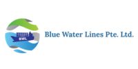 blue water lines tracking logo